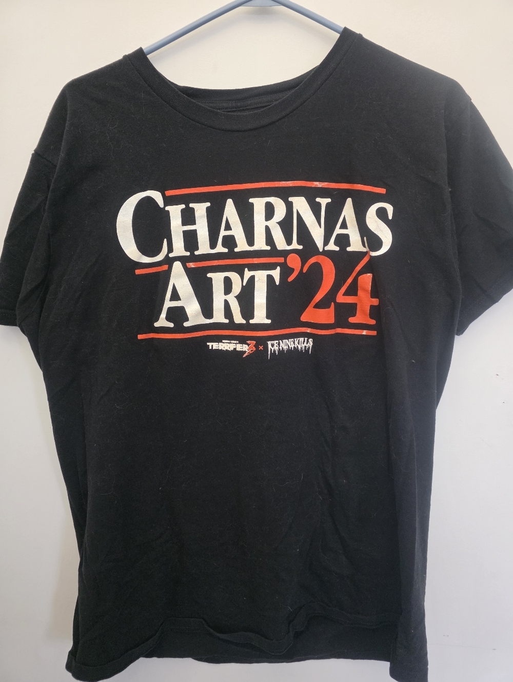 Ice Nine Kills T-Shirt Size L Art The Clown Charnas Art '24 Terrifier 3 horror